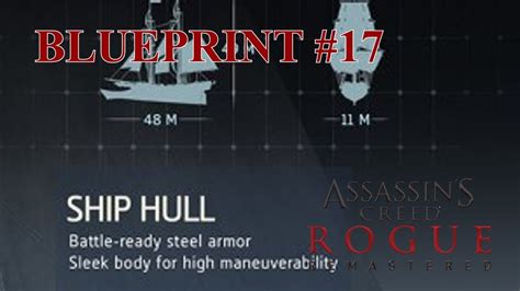 Assassin S Creed Rogue Remastered Blueprint 17 Elite Hull Armour