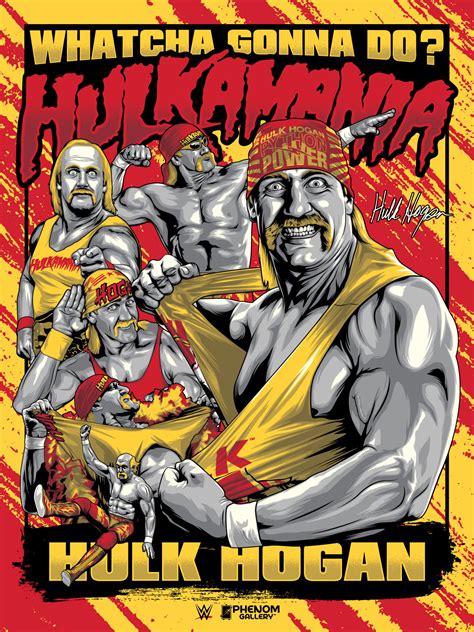 Hulkamania Hulk Hogan Illustrationfitz