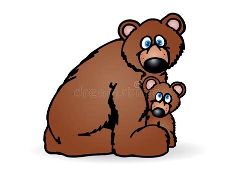 Mother And Baby Bear Stock Images Image 14388254