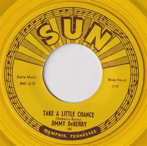 Jimmy Deberry Take A Little Chance Time Has Made A Change 1953