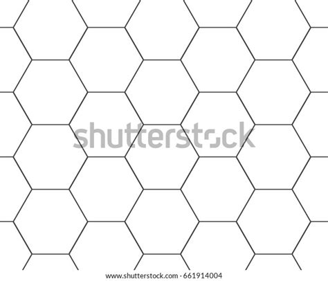Grey Hexagon Pattern Background Stock Vector Royalty Free 661914004
