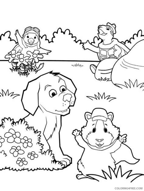 Wonder Pets Coloring Pages Tv Film All Characters Playing Hide Seek
