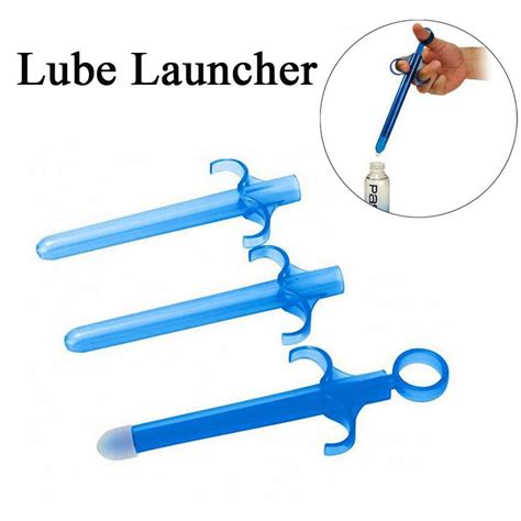Sex Aid Tools Anal Vagina Shooter Lube Launcher Personal Sex Lubricant Applicator Syringe Lube