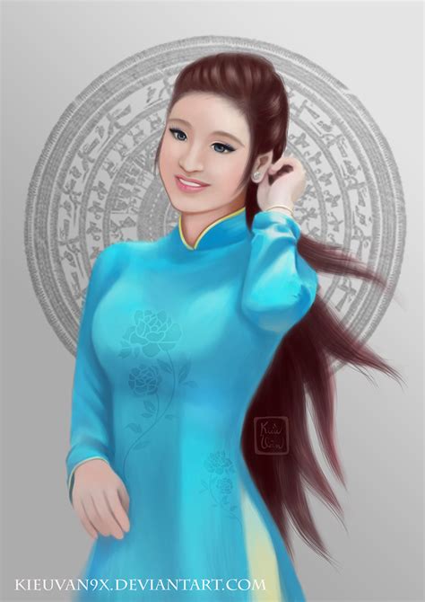 Ao Dai Viet Nam By Kieuvan9x On Deviantart