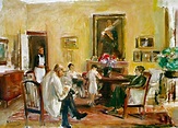 Der Künstler und seine Familie in seinem Haus am Wannsee - Max ...