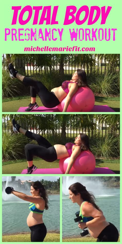 Total Body Pregnancy Workout Michelle Marie Fit