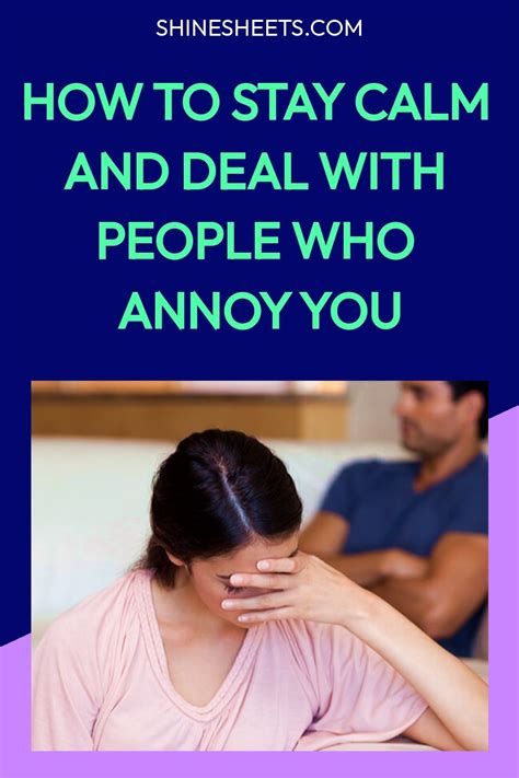 How To Deal With Annoying People Stay Calm Around Them Artofit