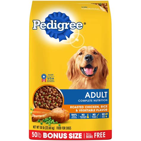 (10) total ratings 10, $33.47 new. Pedigree Adult Complete Nutrition Roasted Chicken, Rice ...