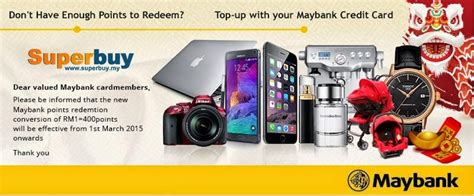 Superbuy Maybank TREATS Points Redemption Conversion Rate Increased To RM Points