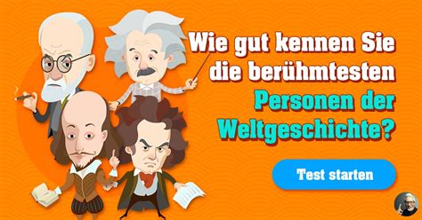 Diese Wichtigen Personen Kennen Sie Wissens Quiz Quizzclub