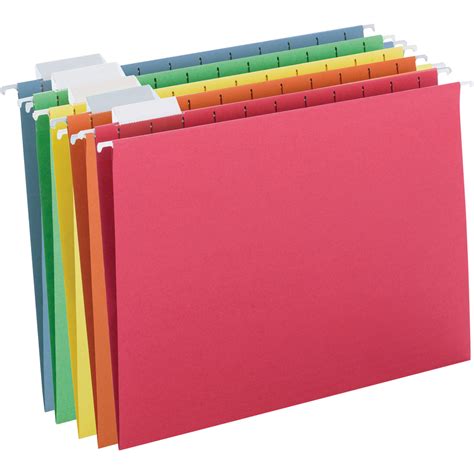 Smead Hanging File Folders With Tab Letter 8 12 X 11 Sheet Size