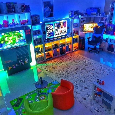 Quarto Gamer 45 Ideias E Inspirações Incríveis Video Game Room