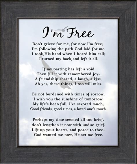 Free Funeral Poems