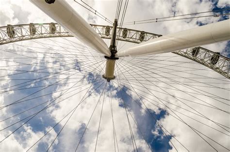 The London Eye Panoramic Wheel Editorial Stock Image Image Of