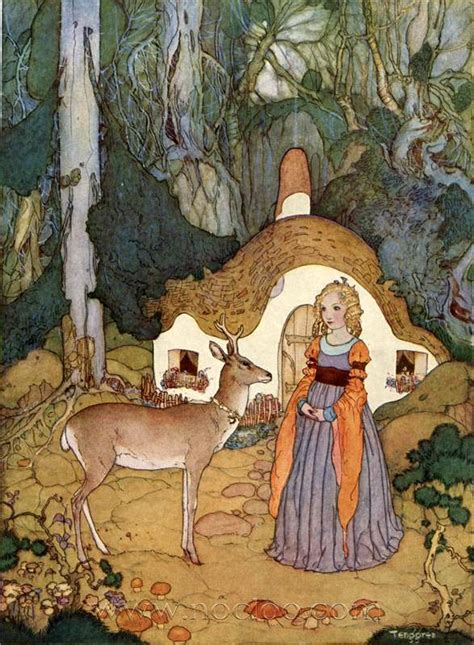Gustaf Tenggren Red Fairy Tales 1924 Art Illustrations