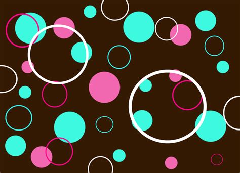 Rainbow Neon Polka Dots Background Clip Art Library