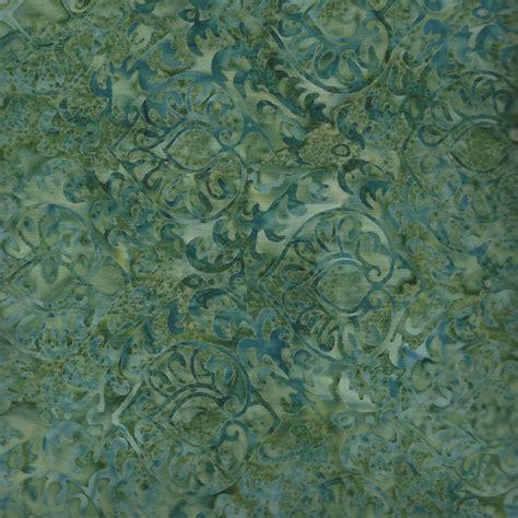 Green Java Batik Fabric