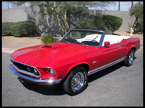 1969 Cherry Red Ford Mustang Convertible Aka My Baby