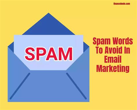 Spam Words To Avoid In Email Marketing Find Out