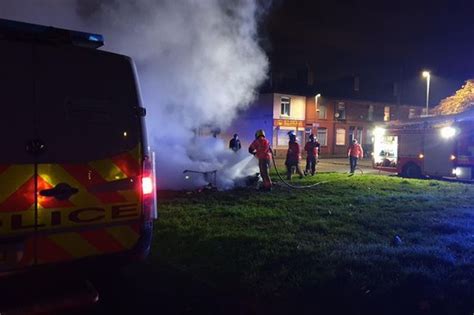Police Forced To Retreat After Being Ambushed By Gang Of 20 In Bonfire