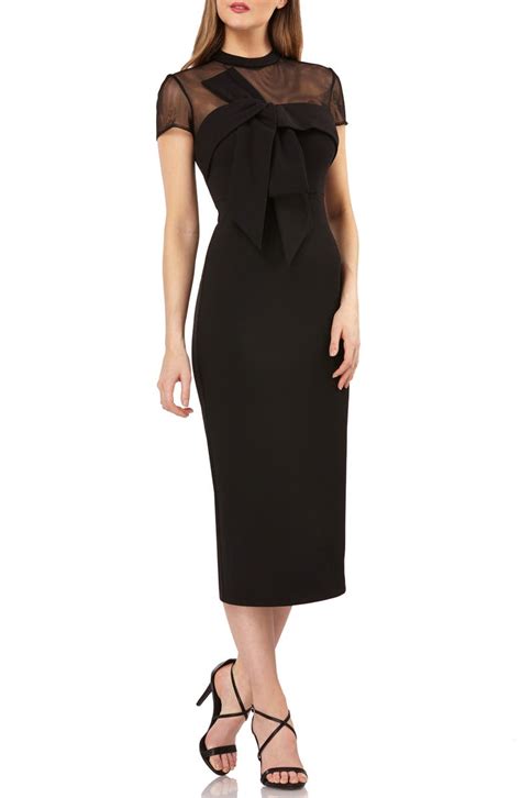 js collections stretch crepe dress nordstrom
