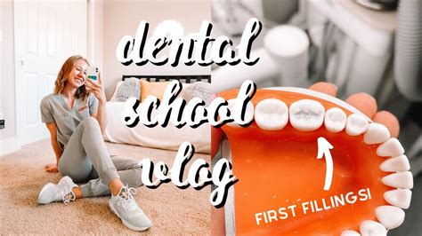 Day In The Life Of A Dental Student Drilling And Filling Youtube