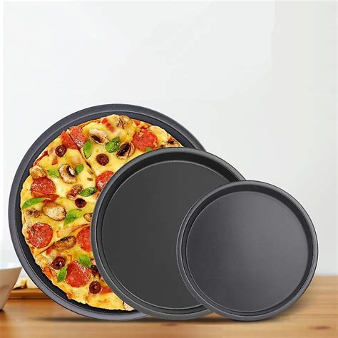 5 6 7 8 9 Tommer Pizza Plate Runde Deep Dish Pizza Pan Bakke Carbon