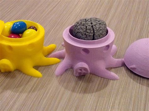 Cute And Smart Octopus Candy Holder By Extrudingsolids Thingiverse