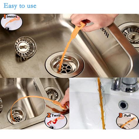 Toilet, wax ring, auger, plunge, pull the p. DIY & Tools Sink Sewer Hair Catcher Drain Auger Cleaning ...
