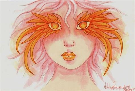 Wings Phoenix Eyes By Ashley Pompu Mythical Creatures Female