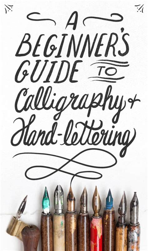 8 Tips To Learn Calligraphy And Hand Lettering Scrap Booking