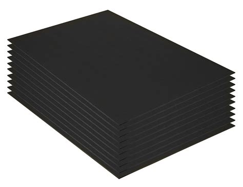 Mat Board Center Pack Of 10 18x24 316 Black Foam Core