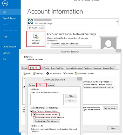 Outlook 2016 Shared Inbox With Sub Folders Microsoft Community