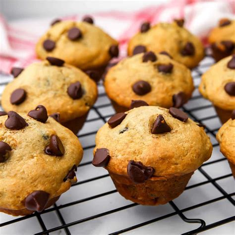 Vegan Chocolate Chip Banana Muffins The Hidden Veggies