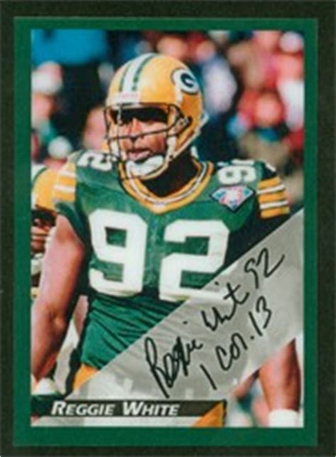 Choose your favorite reggie white designs and purchase them as wall art, home decor, phone cases, tote bags, and more! Reggie White Green Bay Packers NFL Roox Promo Football Card