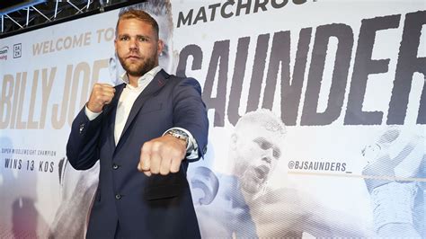 Billy Joe Saunders Trainer Says His Man Wont Run Against Canelo