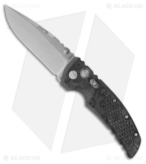 Hogue Ex01 Black G10 Handle Drop Point Blade 35 Tumble Blade Hq