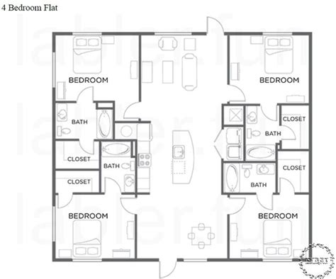 We collect really great photographs to add more bright vision, just imagine that some of these gorgeous photos. open concept 4 bedroom ranch floor plans | Apartment floor ...