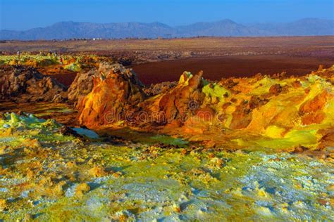 Dallol Landscape Danakil Desert Ethiopia Stock Photo Image Of Park