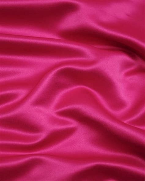 Silk Satin Hot Pink Fabric Aqua Color Supplies Fabric By Yard Etsy