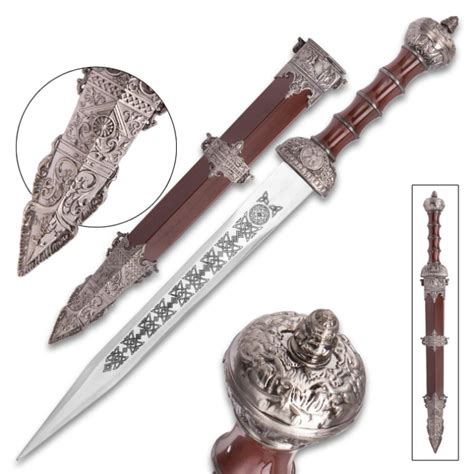 Stag Hunting Medieval Short Sword With Scabbard Stainless Steel Blade