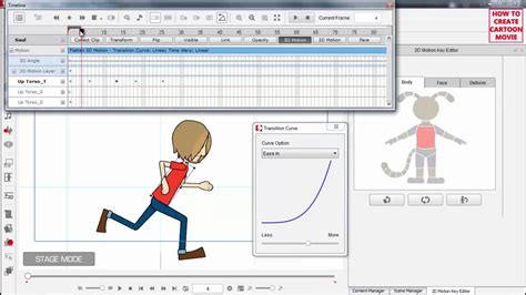 Cartoon Animation Maker Step By Step 2d Motion Key Editor Youtube