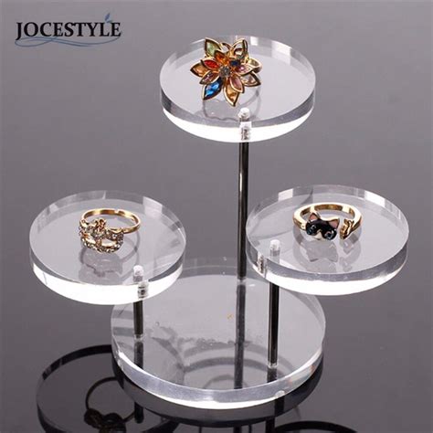 Acrylic Jewelry Display Boxes Bracelet Holder Necklace Rack Showcase