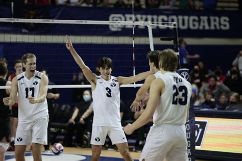 Browne Sparks BYU Men S Volleyball S Set Comeback Win Over Ball State