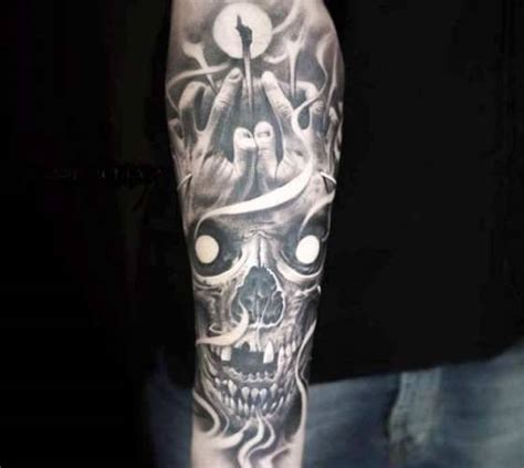 Skull Tattoo By Victor Portugal