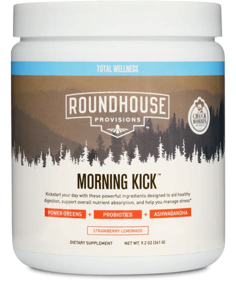 Morning Kick Reviews Roundhouse Provisions By Chuck Norris