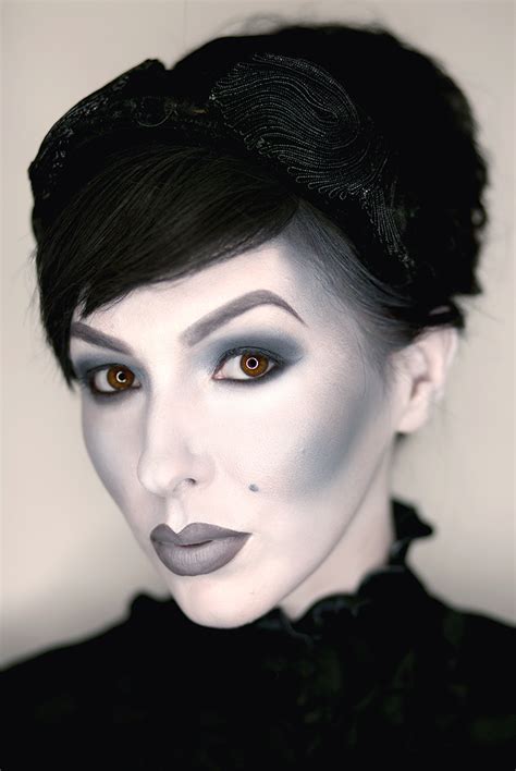 Grayscale Makeup Tutorial For Halloween Keiko Lynn