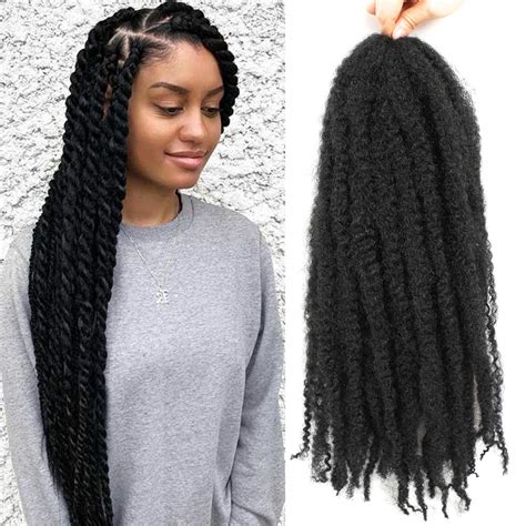 Buy 6 Packs Marley Twist Braiding Hair 24 Inch Marley Hair Crochet