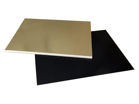 Rectangular Cake Board Gold And Black 60 X 40cm X 25 Tradiser