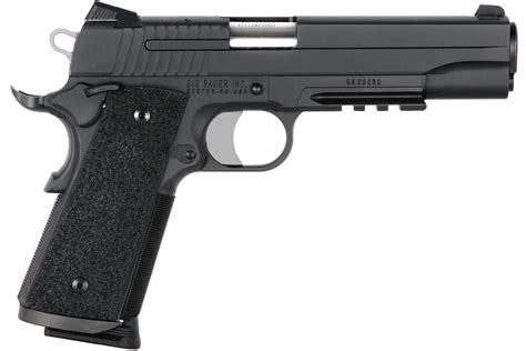 Sig Sauer 1911 Tactical Operations 45 Acp With Ergo Xt Grips And Night